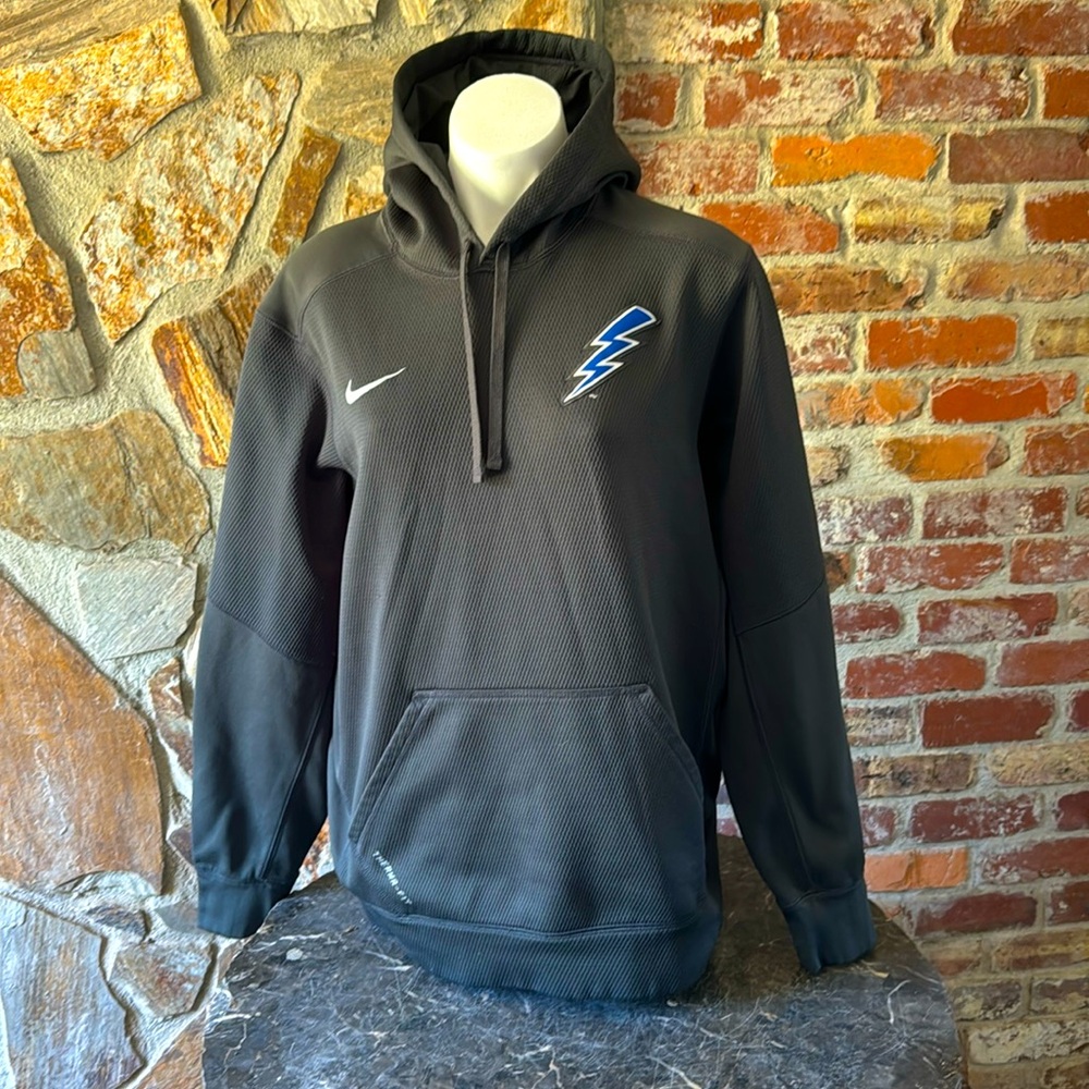 Nike hoodie, Large, Charcoal, lightweight, warm, Therma fit